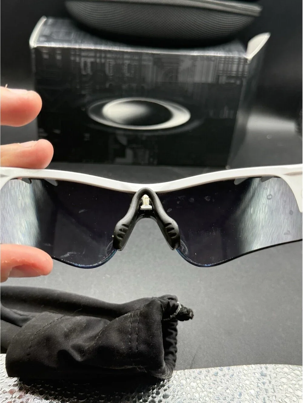 Oakley Radarlock Path Cavendish Polished White Green/Jade Iridium OO9181-35